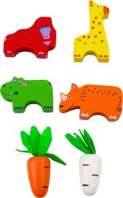 LEAN Toys Vzdelávacie drevené auto Triedič tvarov Puzzle Labyrint