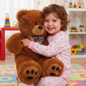 Hnedý plyšový medveď 50cm so srdcom