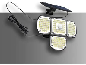 Immax 08499L - LED Solárne nástenné svietidlo so senzorom LED/5W/5,5V IP44