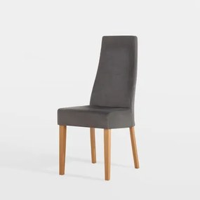 Čalúnená šedá stolička SORIN