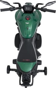 Elektrická motorka Ducati Diavel x Bentley zelená