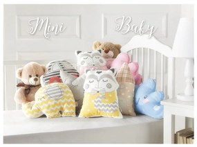 Hnedý detský vankúšik s prímesou bavlny Mike & Co. NEW YORK Pillow Toy Bear Cute, 22 x 30 cm