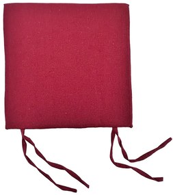 Poduška na stoličku SSE-AAT-CP-3475 (2 cm) 40x40 cm bordová