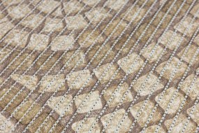 Kúpelňová penová rohož 222B Mozaika hnedá