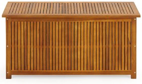 Casaria Drevený úložný box ACACIA, 117x50x59cm, prírodná hnedá