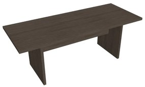 Rokovací stôl Verno 200 x 80 cm, dub antracit