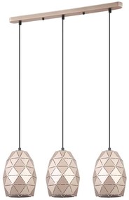 ITALUX MDM-3480/3 GD - Luster na lanku HARLEY 3xE27/40W/230V rose gold