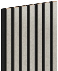 Mexen Lam-F, akustické stenové lamely 275 × 31,5 cm, filc 6 mm, ľan sivý, S105-275317-2812-068