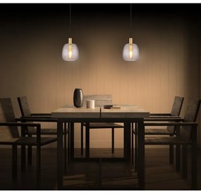 Globo 15789HM - Luster na lanku GARRI 1xE14/40W/230V pr. 16 cm mosadz