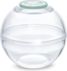 2 guľaté nádobky na uchovávanie potravín