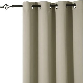 Záves OXFORD 140x270 cm, svetlobéžový Zavesenie: Riasiaca páska