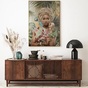 OBRAZ 574A 80X120 CM ZELENÝ