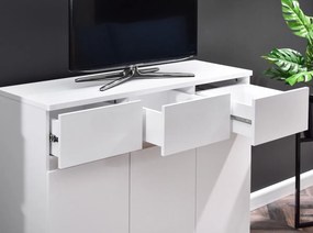 Moderná komoda UNA 120 cm biela