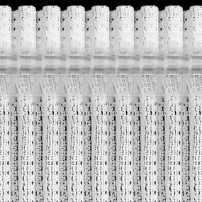 ZÁCLONA NA PÁSKE PATRICIA 140X270 CM BIELA