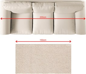 Koberec Solaro cream/camel 80x150 cm