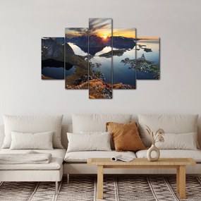 Obraz - Horská krajina, Nórsko (150x105 cm)