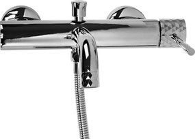 Rea Lungo Diamond, vaňová batéria s ručnou sprchovou súpravou, chrómová, REA-B6447