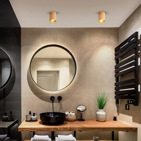 Brilagi - LED RGBW stmievateľné bodové svietidlo TRINE 1xGU10/30W/230V dubový dekor