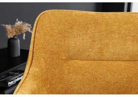 Stolička 44157 Verona látka Svetlo Žltá + Zamat  - Komfort-nábytok