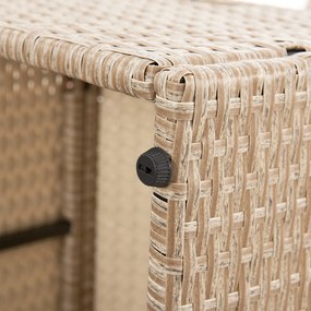 InternetovaZahrada Ratanová zostava Salou - krémová