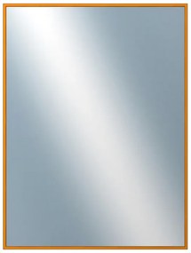 DANTIK - Zrkadlo v rámu, rozmer s rámom 60x80 cm z lišty Hliník oranžová (7269217)