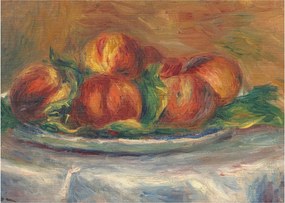 Obraz - Auguste Renoir, Peaches on a  Plate, reprodukcia (70x50 cm)