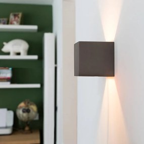 Priemyselná nástenná lampa betónová - Box