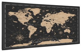 Klarstein Wonderwall Air Art Smart, infračervený ohrievač, 120 x 60 cm, 700 W, nočná mapa