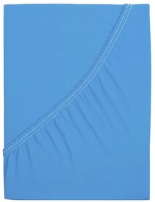 Jersey plachta z mako bavlny LUXORA 180x200 cm svetlomodrá