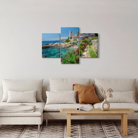Obraz - Malebné pobrežie dediny (90x60 cm)