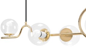 Toolight Toolight, stropné svietidlo 5xE27 APP1023-5CP, zlatá, OSW-05560