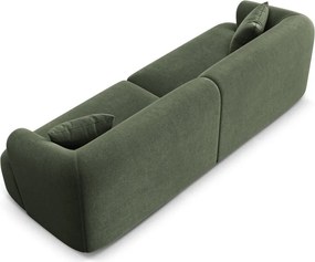 Zelená zamatová pohovka 255 cm Campi – Cosmopolitan Design