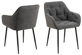 Jedálenská stolička Brooke, tmavosivá (98183)