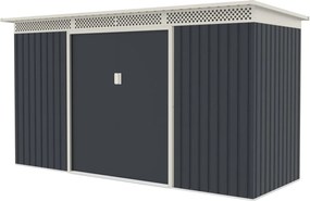 Záhradný domček G21 GRAH 483 - 340 x 142 cm, antracitový