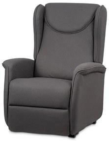 TV kreslo ušiak TV-1192 GREY2 + elektricky polohovanie, 2 motory, sivá látka