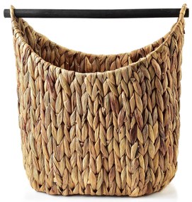 Košík s uchem AMPARA 35 cm vodní hyacint natural