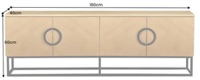 TV-skrinka 46699 Grandezza 180cm Natural Dub Dyha - Komfort-nábytok