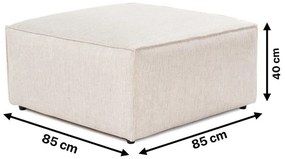 Taburet LORA 85 cm světle béžovo-hnědý