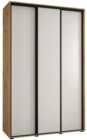 Skriňa 45 Canaris 1 150 artisan/biela/čierna