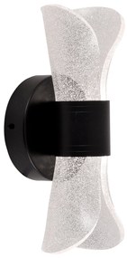 Toolight Toolight, LED nástenné svietidlo 10 x 22,5 cm, 5W, G029-W, čierna, OSW-00690