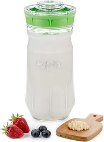 Kefirko Kefir fermenter nádoba na výrobu kefíru ružová 1,4 l