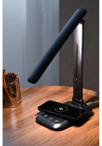 Immax 09106L - LED stmievateľná stolná lampa s bezdrôtovým nabíjaním QI LUMI LED/7W/230V čierna
