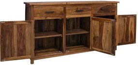 furniture-nabytek.cz - Kuchynská komoda z masívneho dreva palisander 160x45x90