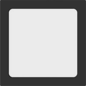 Mexen LDSS, LED stropné svietidlo, rozmer 22 x 22 cm, 18W, studená - 6500K, 1440 lm, čierna - L213-022-1865-70