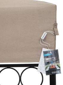 InternetovaZahrada Záhradný altánok Lorca 3x3 m - taupe