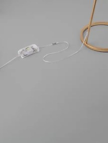 Dizajnová stojaca lampa Flute zlatá
