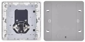 Vypínač 2-tlačidlový GoSmart 1xCR2430 Tuya biela