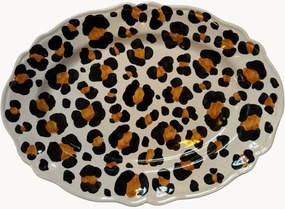 Ručne vyrobený servírovací tanier Leopardo