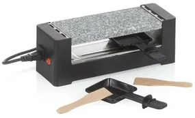 Kela Raclette/kameň Tomül granit black, pre 2 osoby, čierna, 33 x 11 x 11,5 cm