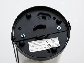 Solárna lampa LANTERN GREY 46 cm sivá